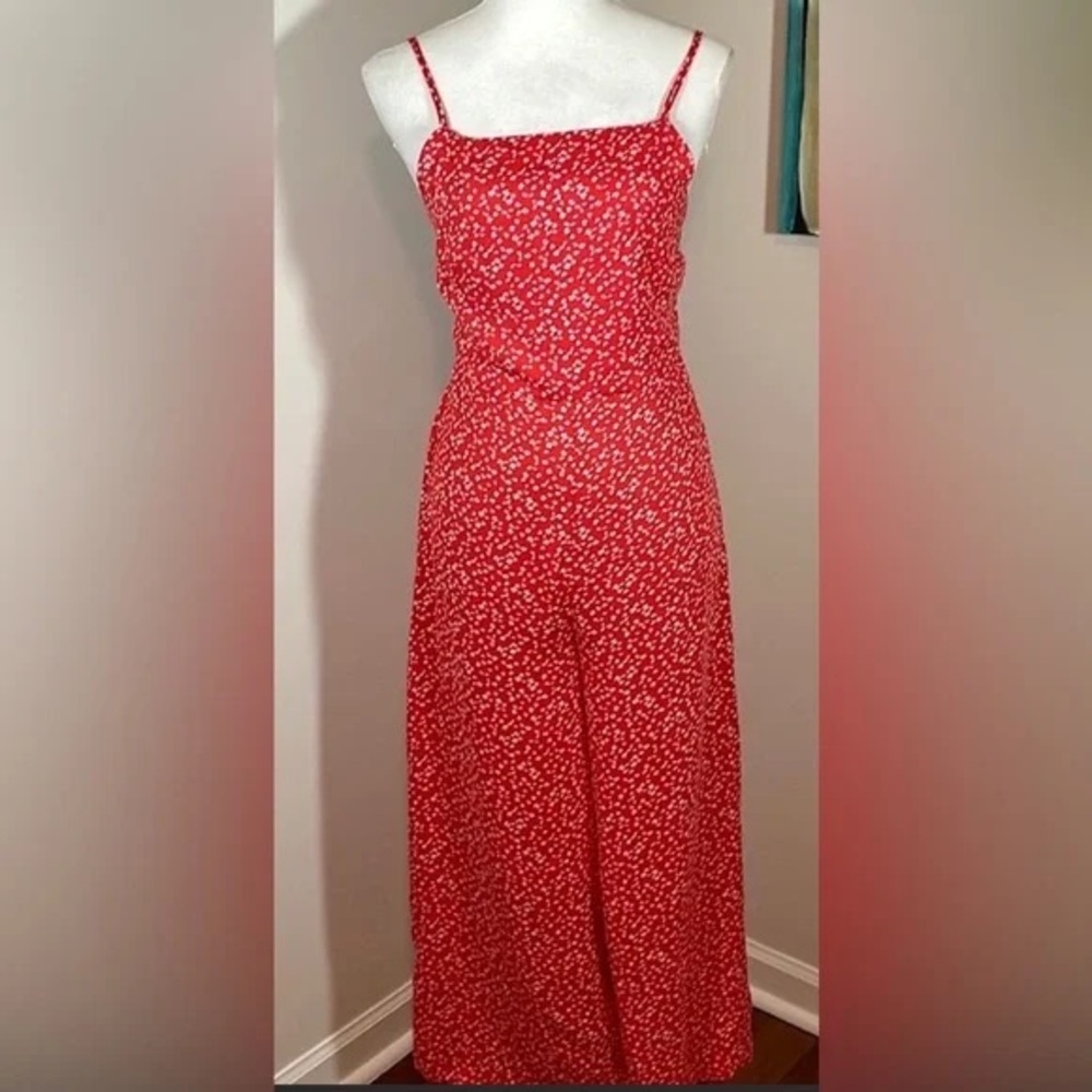 Wild Fable Red Floral Women's Jumpsuit